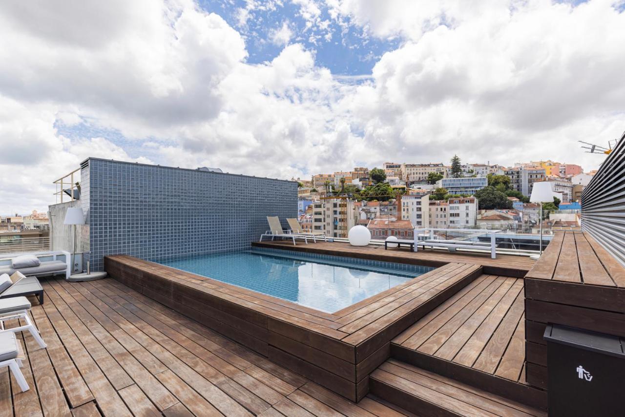 Liberdade Elegance W/Rooftop Pool By Lovelystay リスボン エクステリア 写真