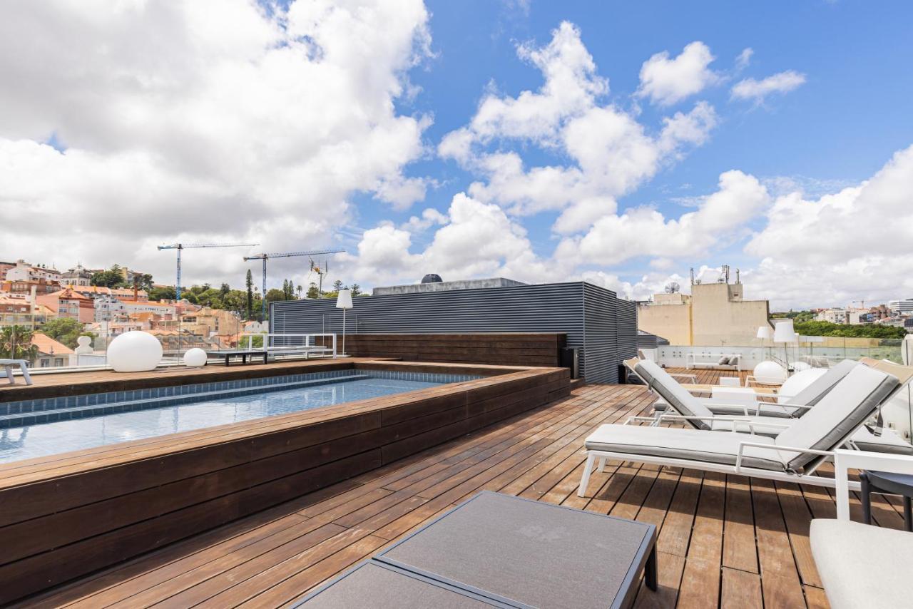 Liberdade Elegance W/Rooftop Pool By Lovelystay リスボン エクステリア 写真